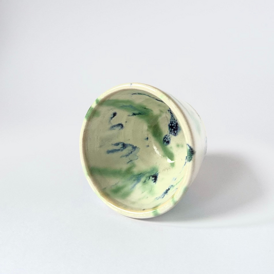 BYONI Daily Cup - Green & Purple Splash