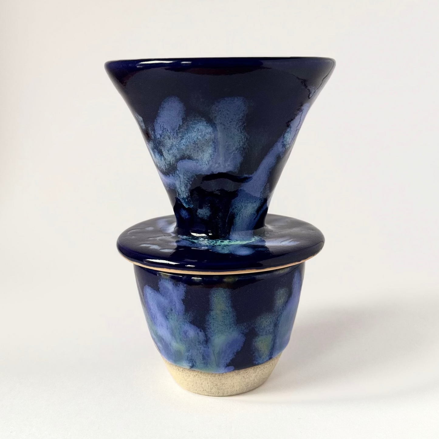 BYONI Pour-Over Coffee Dripper - Blue Splash