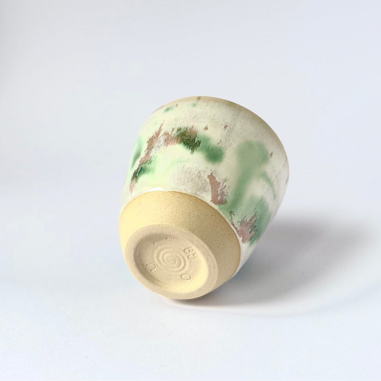 BYONI Daily Cup - Green & Pink Splash