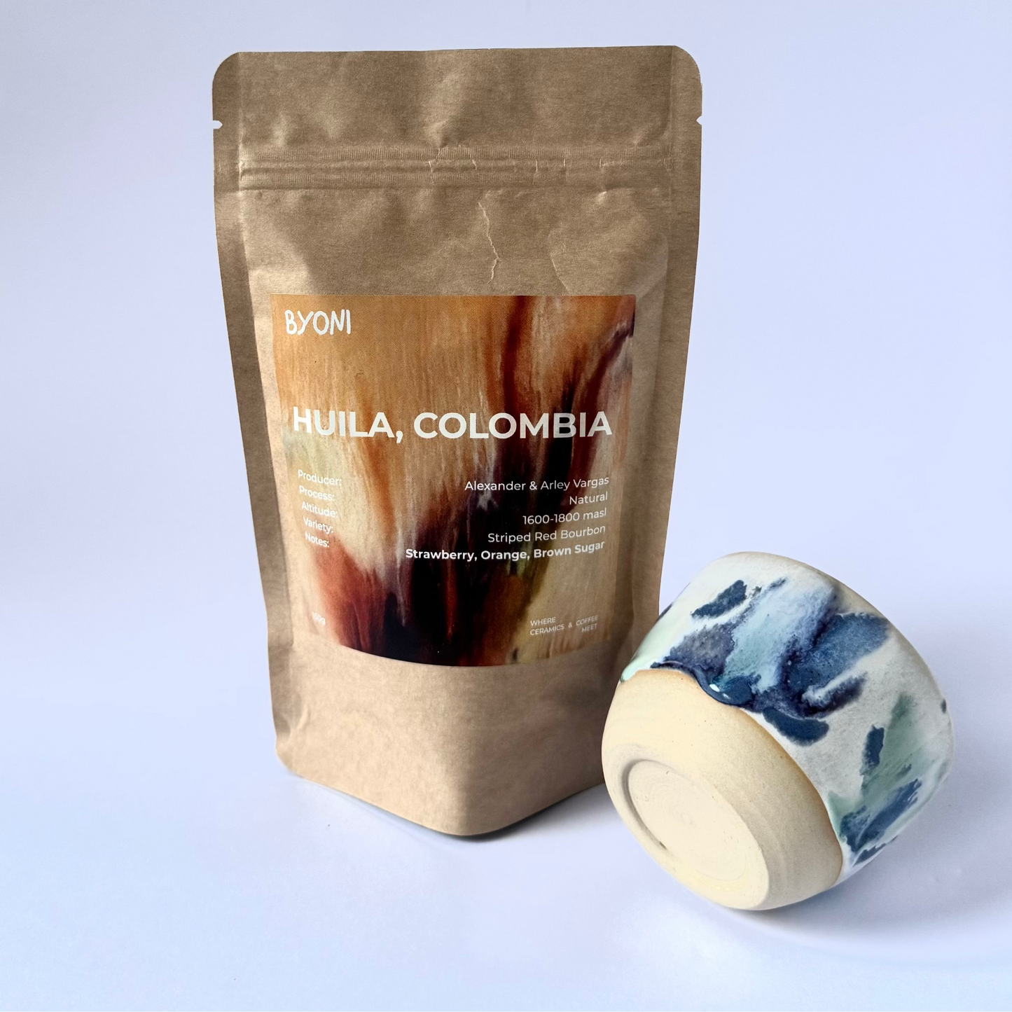 BYONI Daily Brew Set - Blue & Green Splash